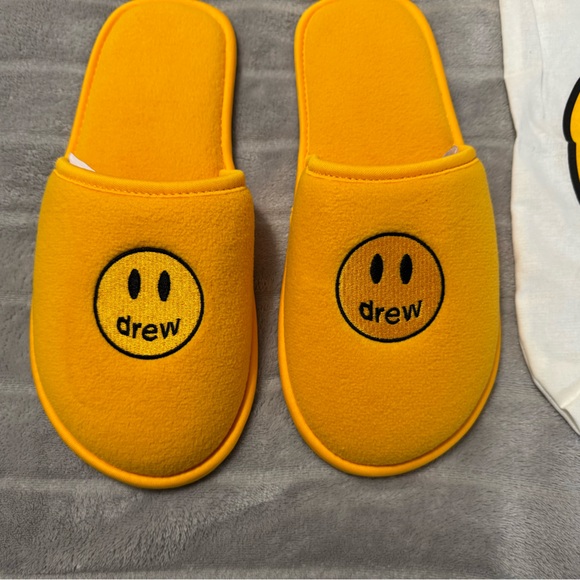 Drew House Men’s Slippers Yellow Size S/M - Picture 2 of 8